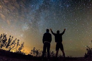 Surfcamp in Algarve starry sky