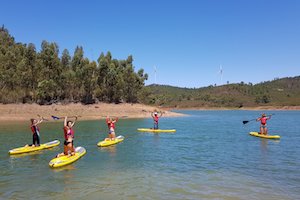 Surfcamp in Algarve Paddle Board tour