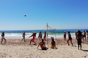 Surfcamp in Algarve Beach Volleyball